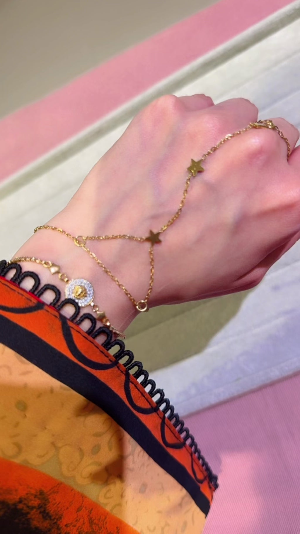 Celestial hand chain