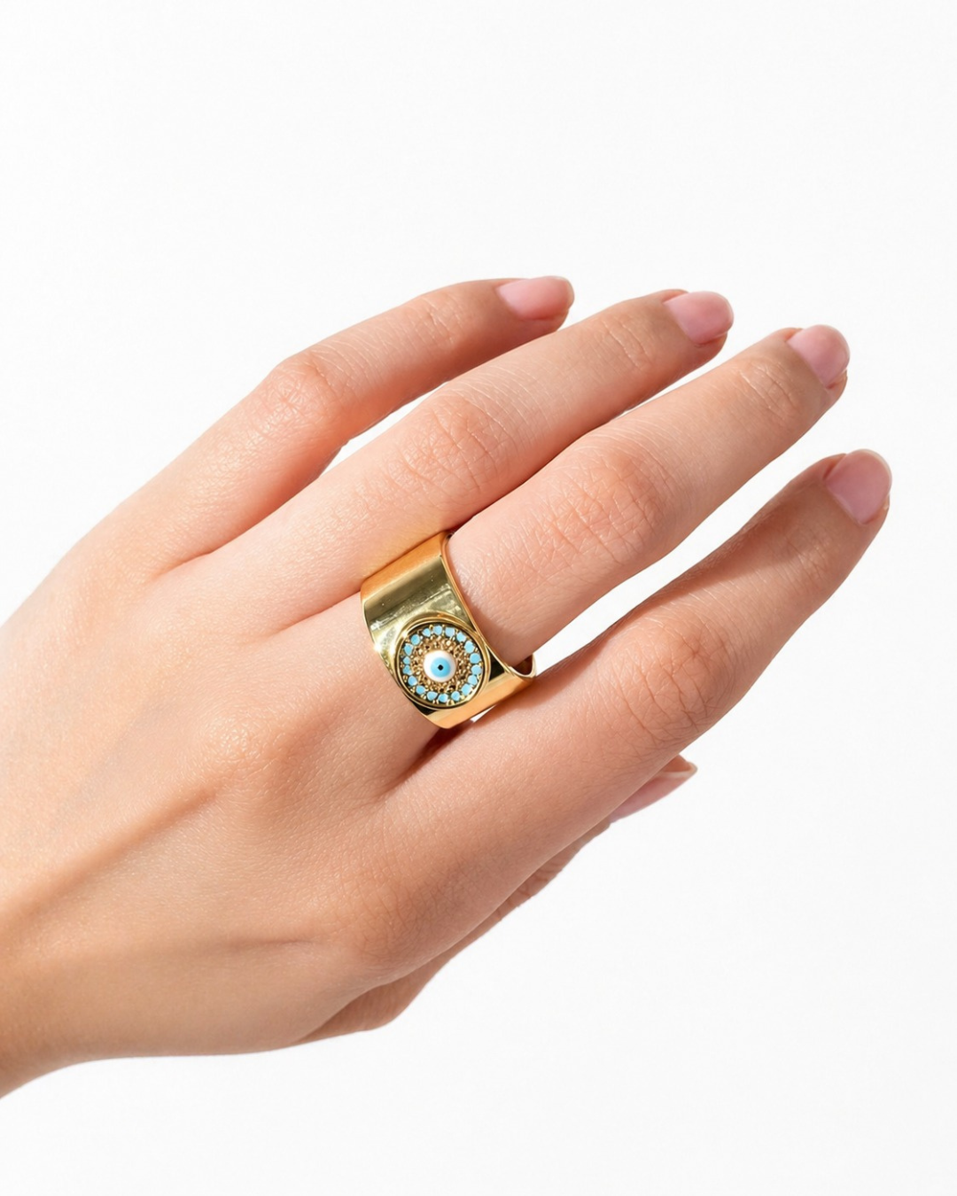 Nina Evil Eye Ring